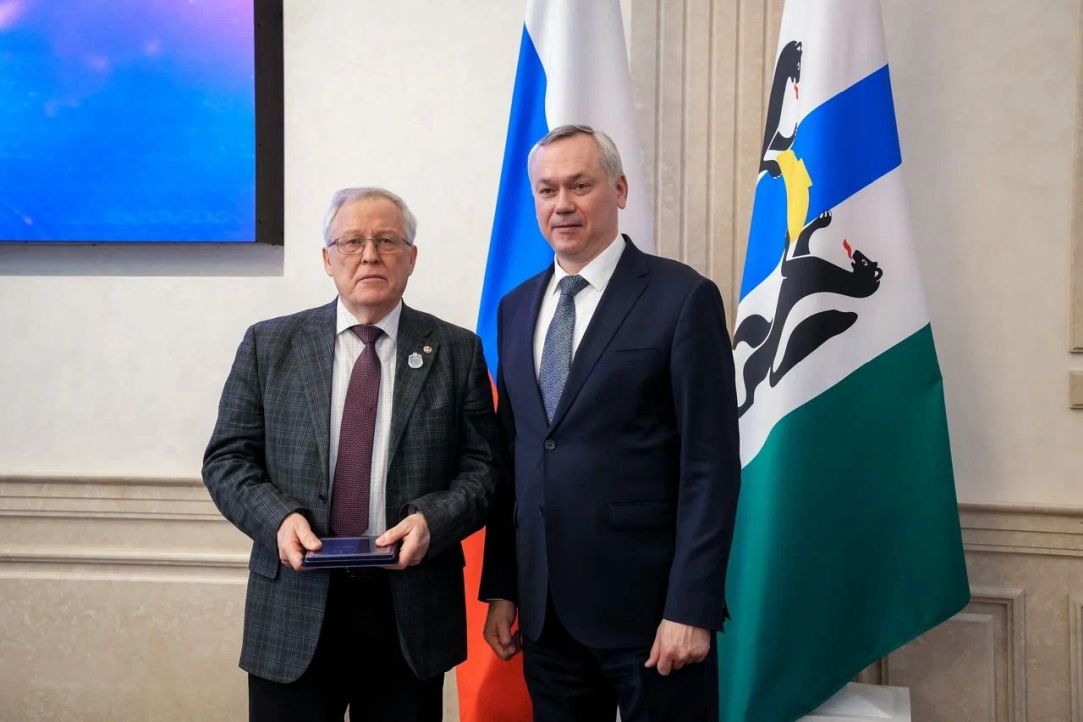 В.А. Крюкову присвоено почетное звание «Заслуженный деятель науки Новосибирской области»